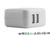 5V 2.1A USB Smart Charger Input 100-240V EU Plug Dual Ports With CE RoHS