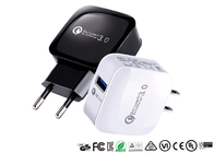International Travel Adapter QC3.0 Wall Charger Adapter With US EU Plug