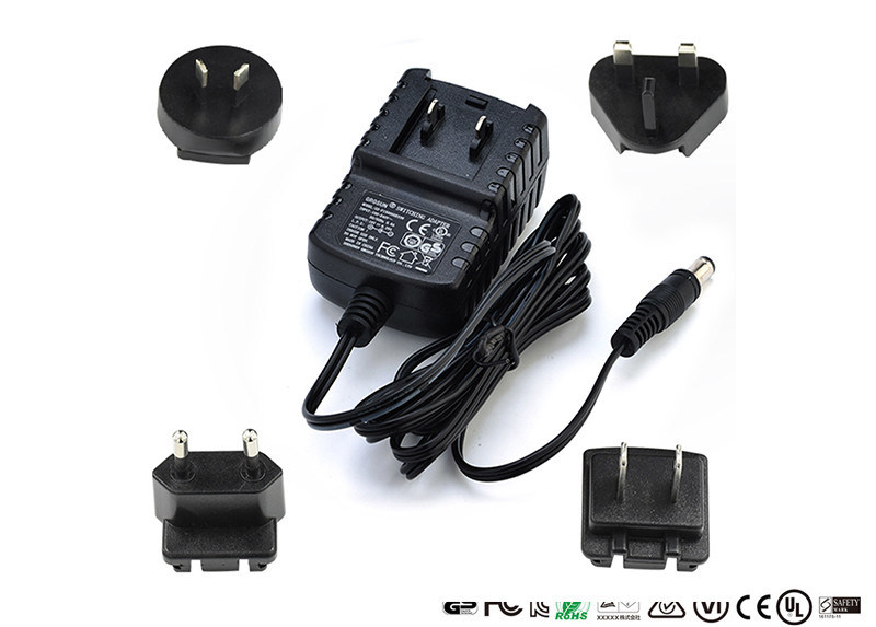 AC DC Interchangeable Plug Power Adapter 5V 1A 2A 1000mA 2000mA