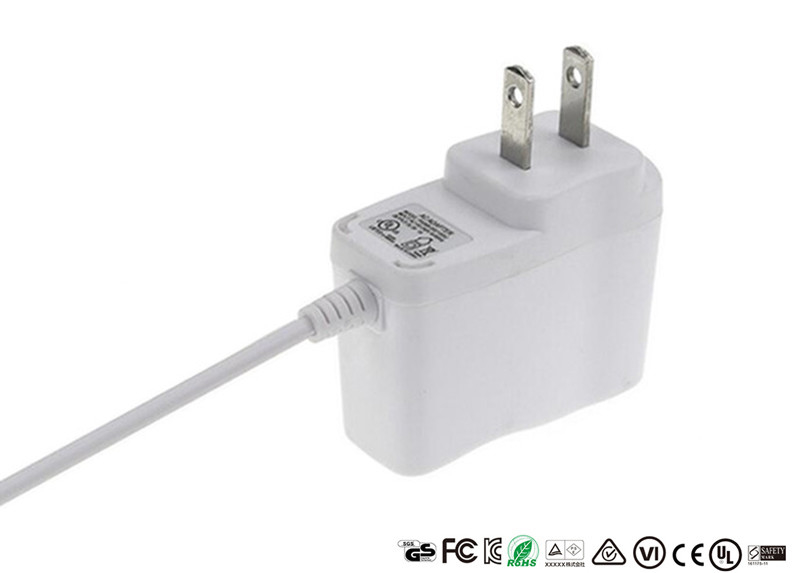 White Color Wall Mount AC DC Power Adapters 3V 5V 500ma Power Supply Switch Adaptor