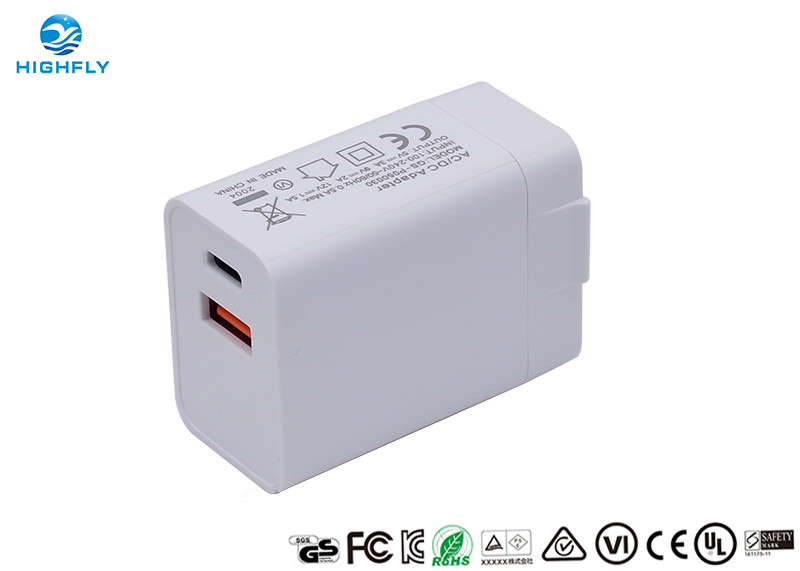 PD QC3.0 Charging Quick Dual USB 18W Universal Travel Charger